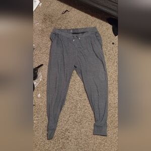 Gray sweat pants
